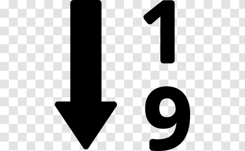 Number Sorting Algorithm - Black And White Transparent PNG