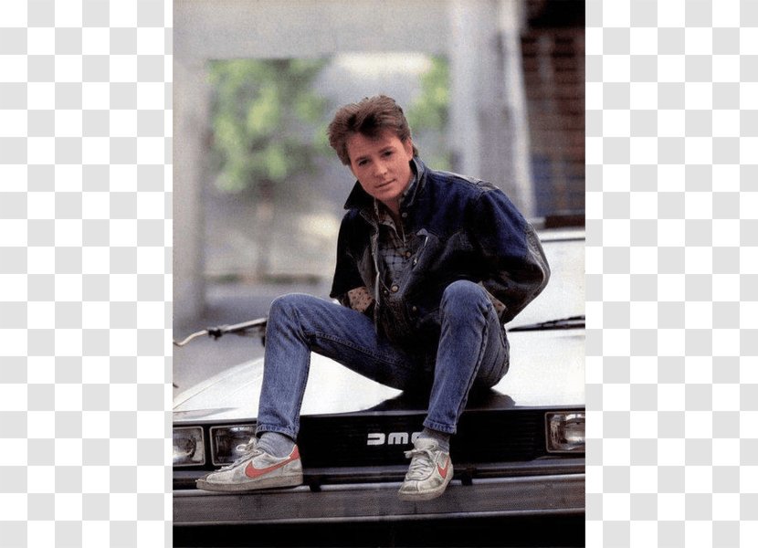 Marty McFly 1980s Einstein Back To The Future DeLorean Time Machine - Shoe - Actor Transparent PNG