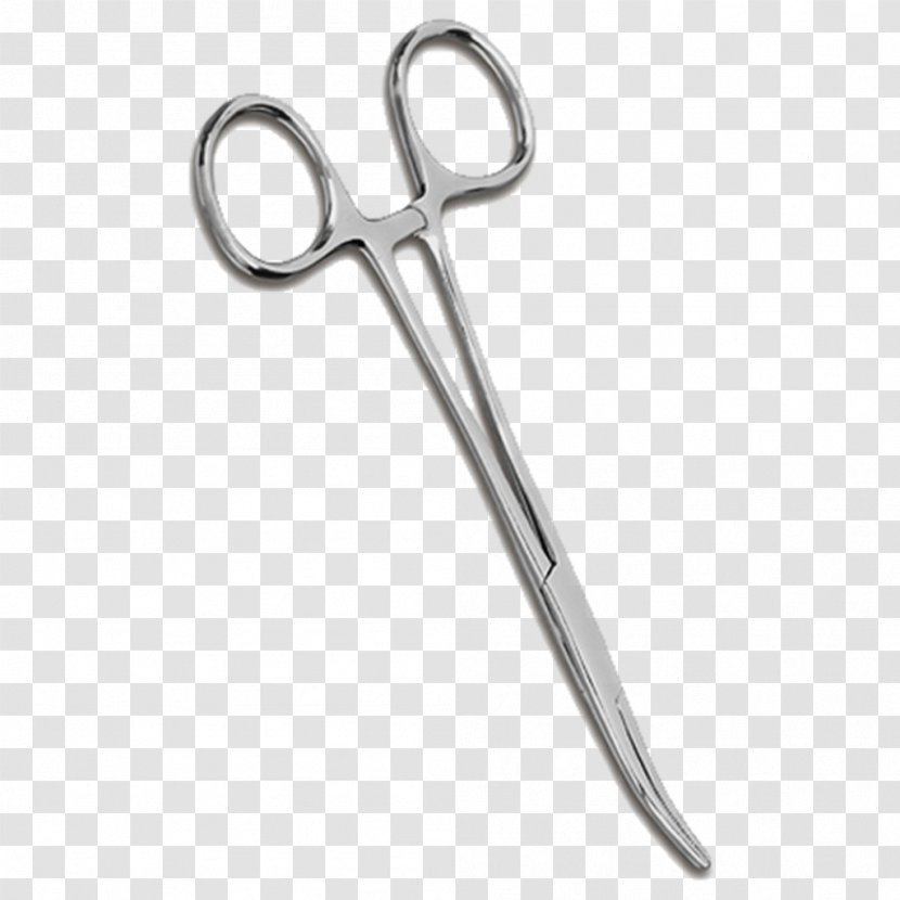 Forceps Hemostat Surgery Medicine Surgical Instrument - Operating Theater - Silver Transparent PNG
