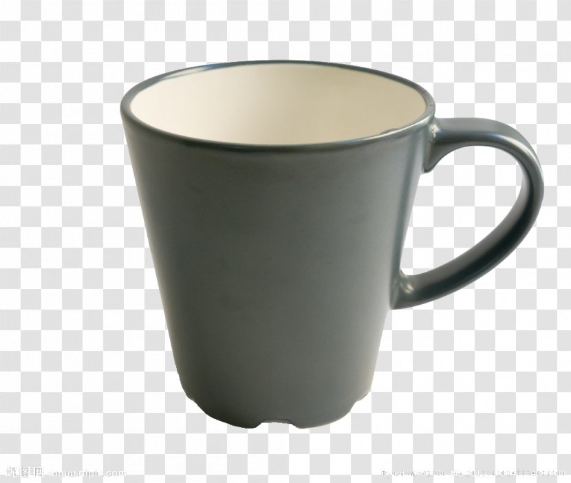 Coffee Cup Drinking Bottle - Gray Transparent PNG