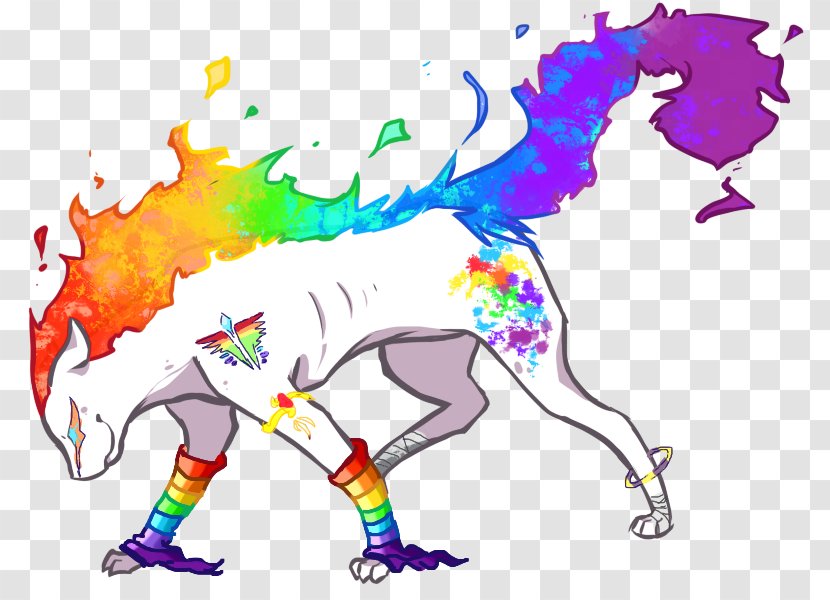 Drawing DeviantArt Graphic Design - Silhouette - Rainbow Flare Transparent PNG