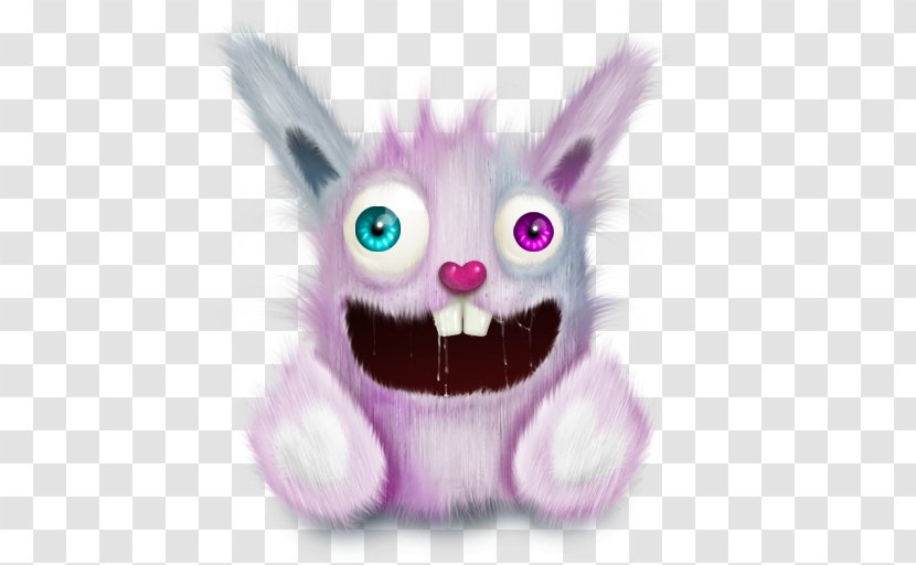 Easter Bunny Hare Cat Domestic Rabbit - Vertebrate - Pink Background Transparent PNG