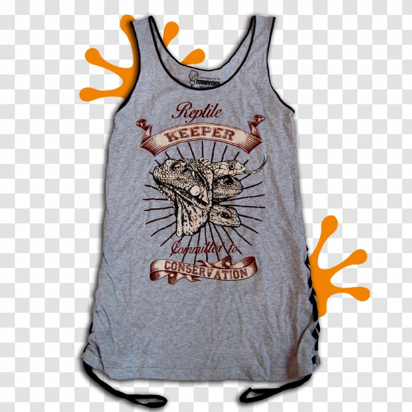 T-shirt Sleeveless Shirt Gilets Font - Active Tank Transparent PNG