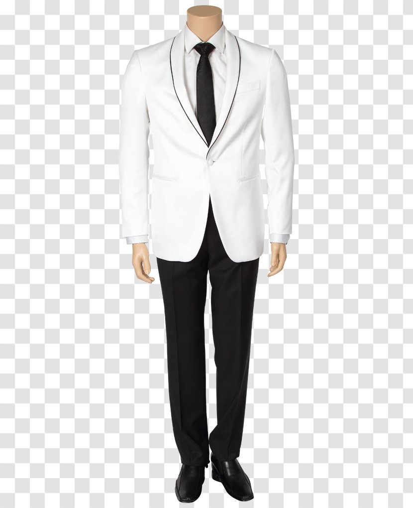 Tuxedo Blazer Lapel Suit Black Tie - Shawl Transparent PNG