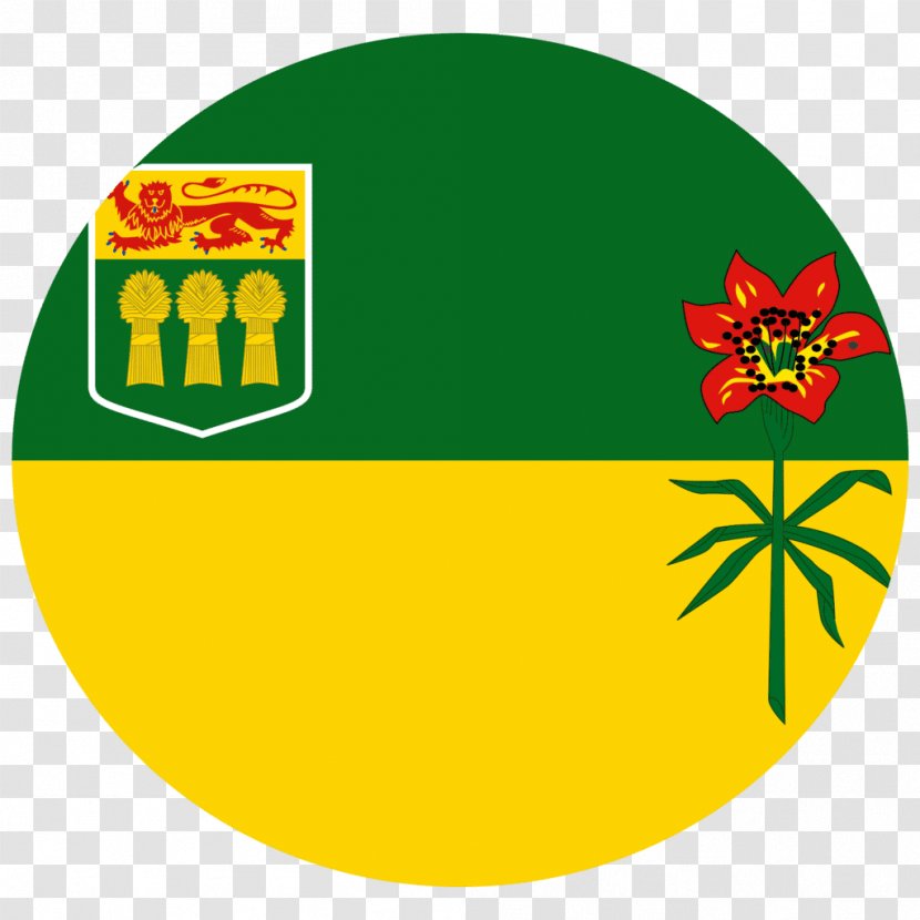 Flag Of Saskatchewan Canada Coat Arms - Wikimedia Commons - Gun Transparent PNG