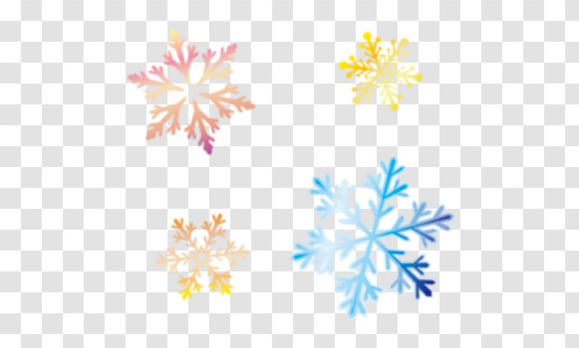 Winter Snow Crystal Snowflake. - Branch - Tree Transparent PNG