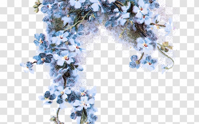 Blue Tree Plant Branch Transparent PNG