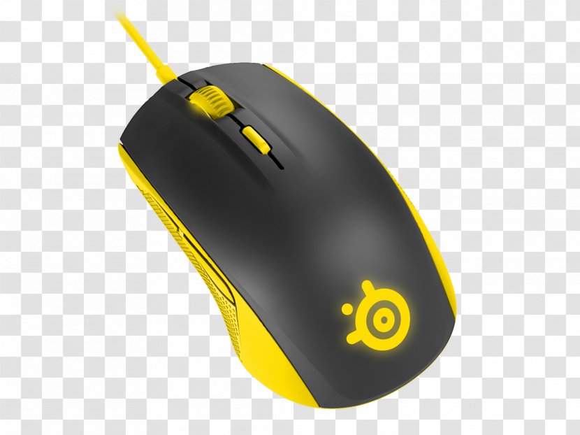 Computer Mouse SteelSeries Rival 100 A4Tech - Optical Transparent PNG