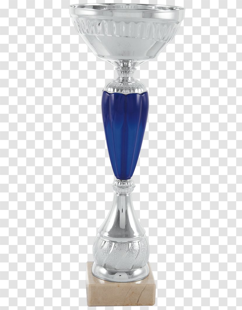 Cobalt Blue Glass Trophy Tableware - Unbreakable - Barcelona Illustration Transparent PNG