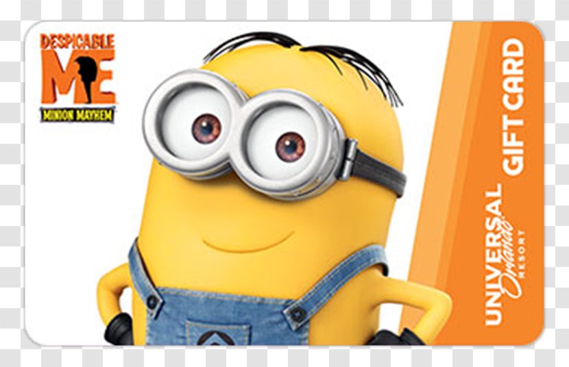 Universal's Volcano Bay Bob The Minion Stuart Gift Card - Despicable Me - Minions Holiday Transparent PNG