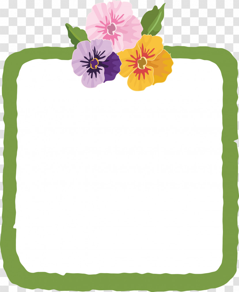 Flower Frame Transparent PNG