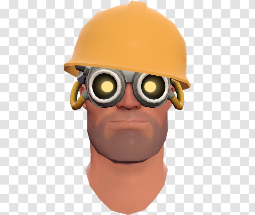 Goggles Hard Hats Cartoon Nose Helmet - Facial Hair Transparent PNG