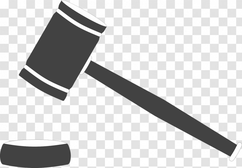 Gavel Judge Court Lawyer - Crime - Hammer Transparent PNG