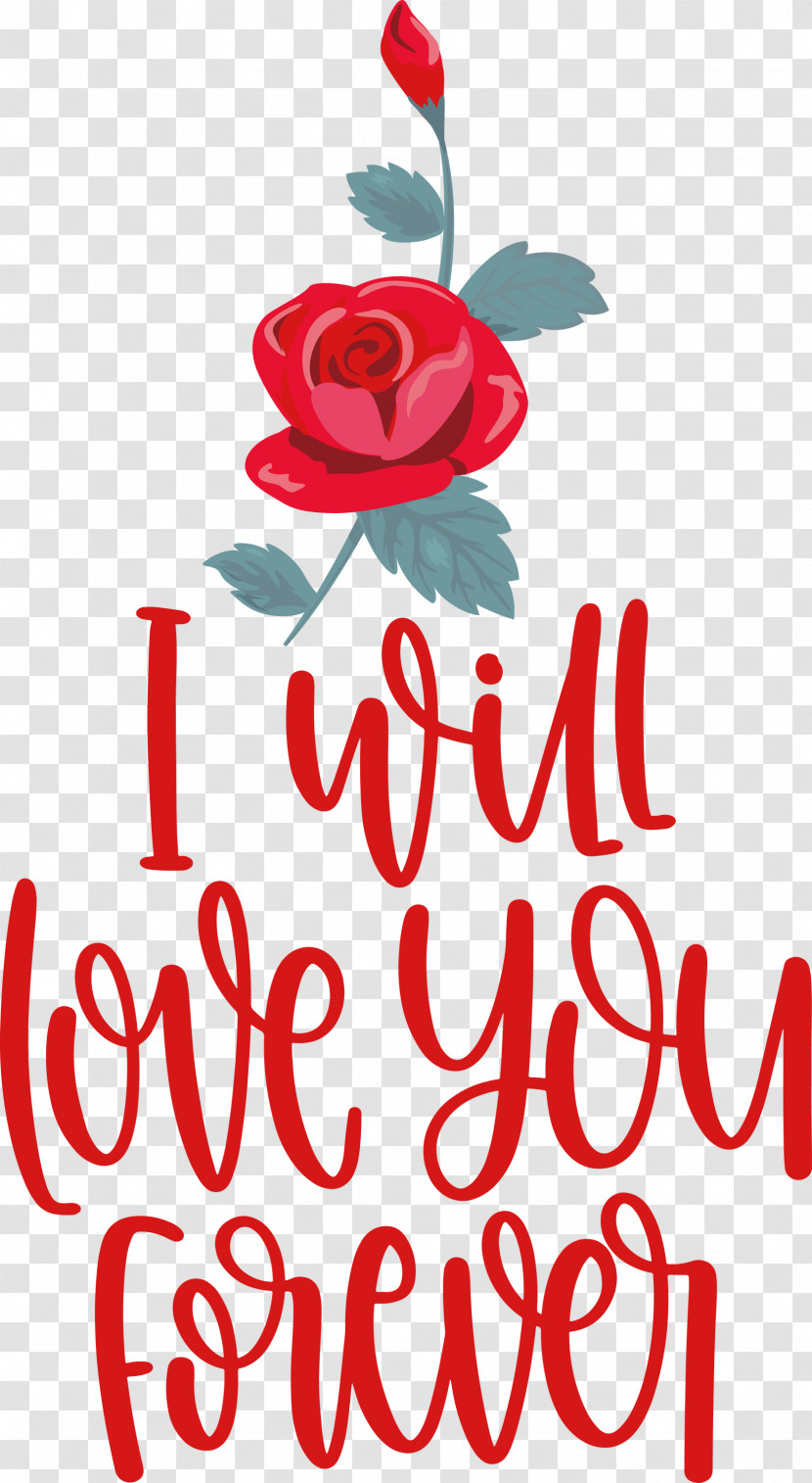 Love You Forever Valentines Day Valentines Day Quote Transparent PNG