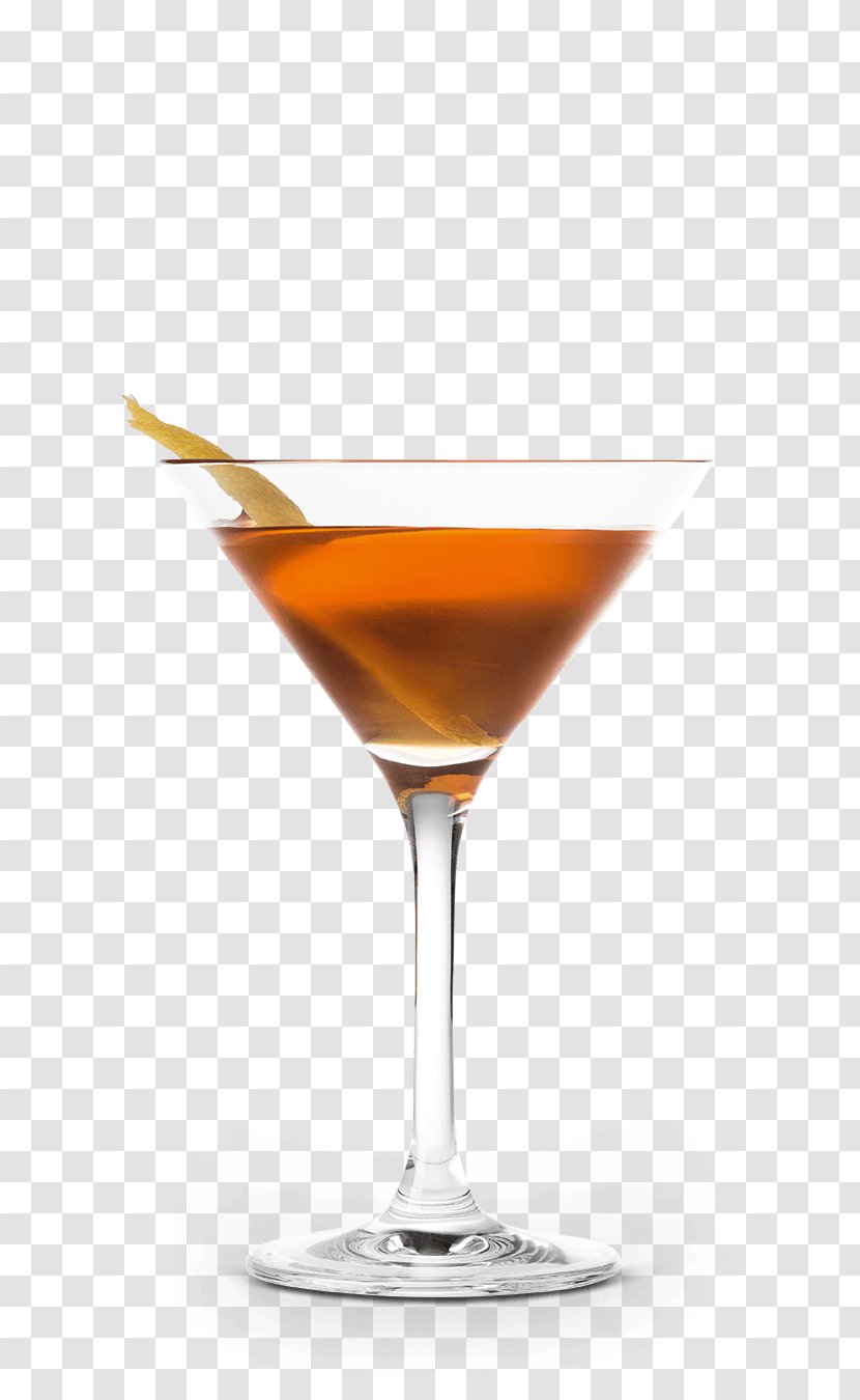 Fruit Brandy Rye Whiskey Manhattan Distilled Beverage Martini - Classic Cocktail Transparent PNG