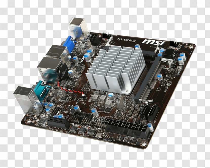 Mini-ITX Motherboard DDR3 SDRAM MSI N3150I ECO LGA 1150 - Microatx - DEE Transparent PNG