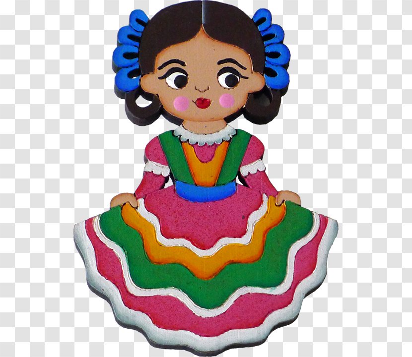 Frida Kahlo Mexico Folk Costume Dress Earring - Food Transparent PNG