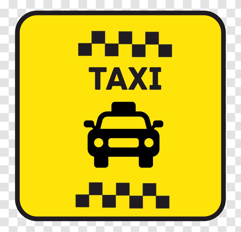 Taxi Hotel Logo Image Clip Art - Yellow Transparent PNG