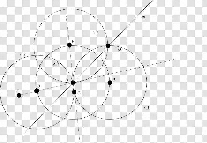 Circle Drawing White - Triangle Transparent PNG