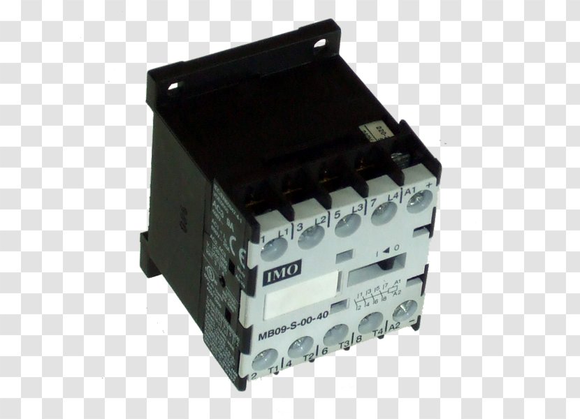 Electronic Component Contactor Motor Controller Circuit Breaker Electronics - Electromechanics - Contac Transparent PNG