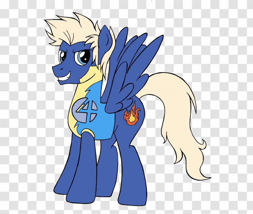 Human Torch Horse Pony Captain America Wasp - Flower Transparent PNG