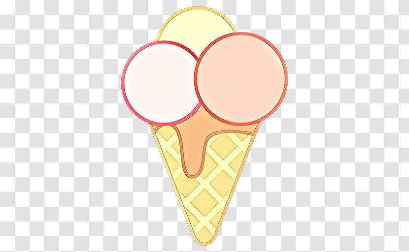 Ice Cream Cones Clip Art Line Product - Heart Transparent PNG