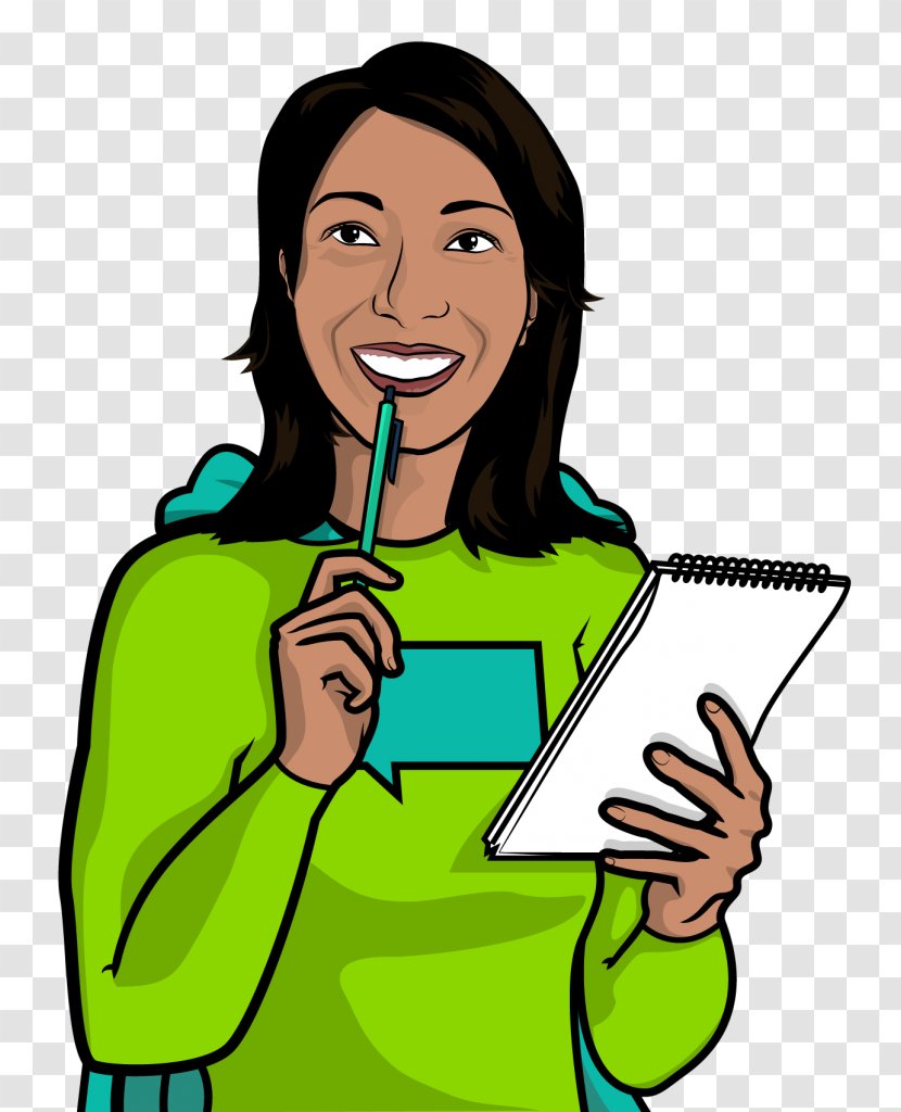 M-learning Evaluation Expert Instructional Design - Cartoon - Taking Note Transparent PNG