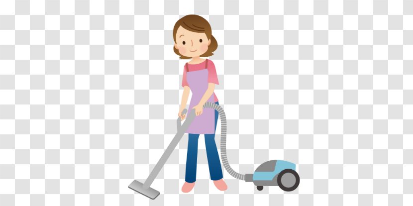 Lausanne Cartoon Vacuum Cleaner Woman - Illustration Transparent PNG