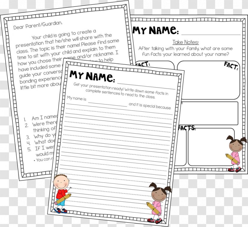 First Grade Day Of School Lesson Classroom - Homework Transparent PNG