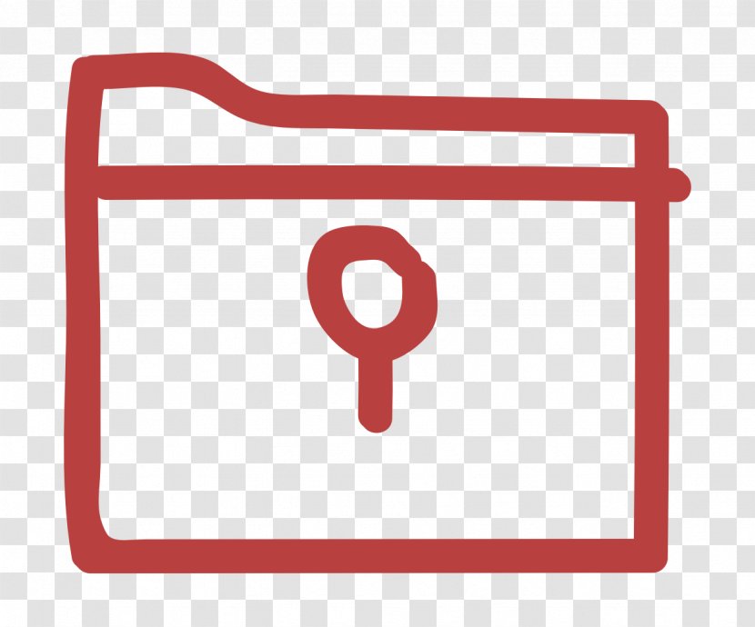 Folder Icon - Red - Symbol Transparent PNG