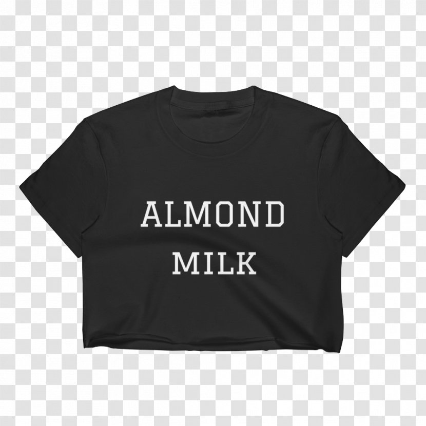 T-shirt Sleeve Hoodie Crop Top - Almond Transparent PNG