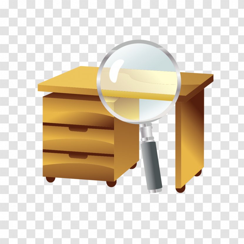 Office AMC Removals UK Ltd Icon - Supplies - Magnifying Glass And Table Design Transparent PNG