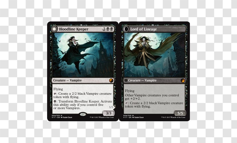 Magic: The Gathering Online Bloodline Keeper Collectible Card Game Innistrad - Mythic Rare - Masters From Vaults Transparent PNG