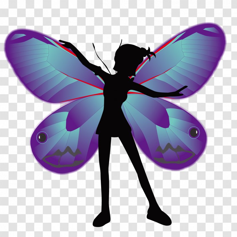 Butterfly Clip Art - Pollinator - Beautiful Flower Fairy Transparent PNG