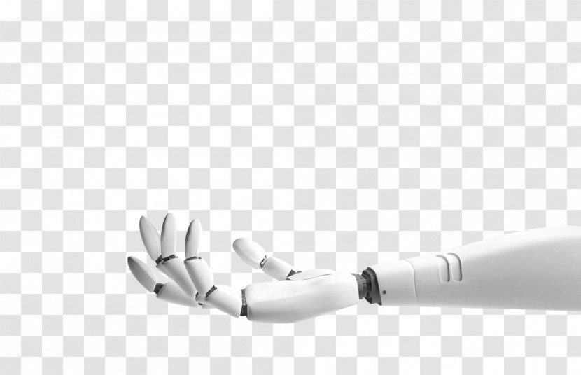 Hand Industrial Robot Mechanical Engineering - Monochrome - Arm Transparent PNG