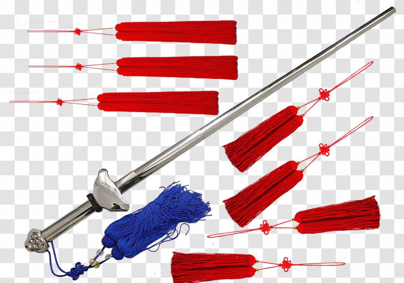 Sword Silk - Taijijian - Big Red Spike Transparent PNG