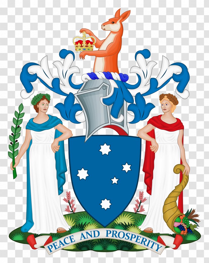 Coat Of Arms Victoria New South Wales Australia Flag - House Parliament Transparent PNG