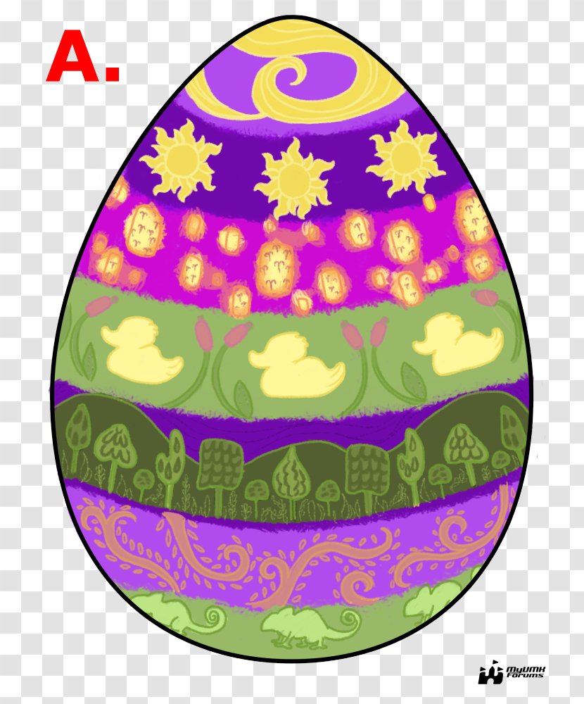 Easter Egg Background - Purple - Magenta Oval Transparent PNG