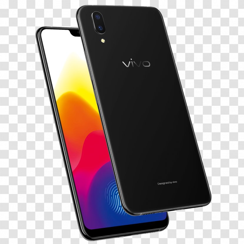 Vivo X21 Smartphone (Unlocked, 6GB RAM, 128GB, Black) Feature Phone V7+ - Portable Communications Device Transparent PNG