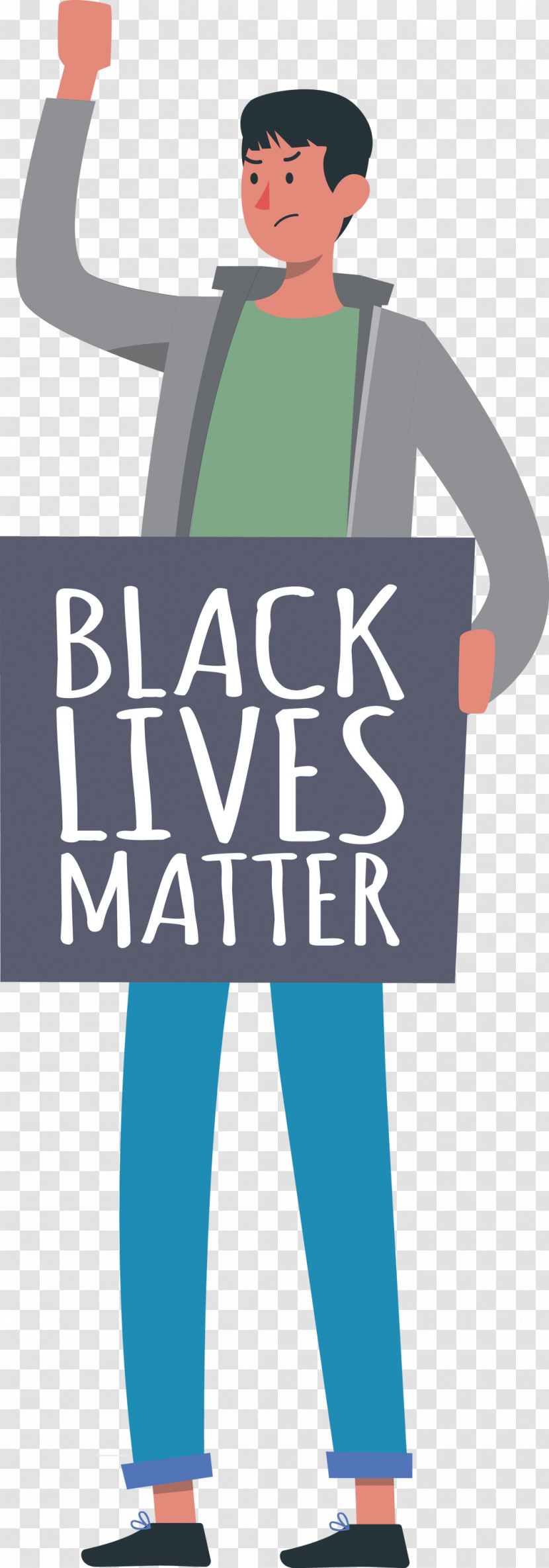 Black Lives Matter STOP RACISM Transparent PNG