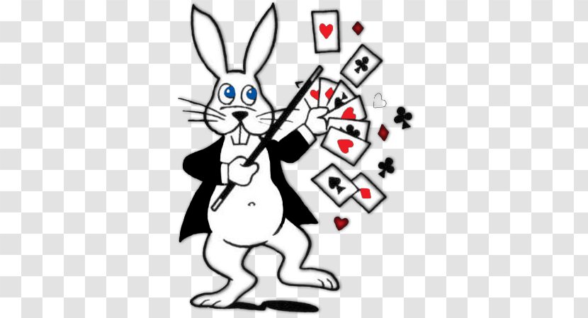 Rabbit Illusionist Magician Clip Art - Hare Transparent PNG