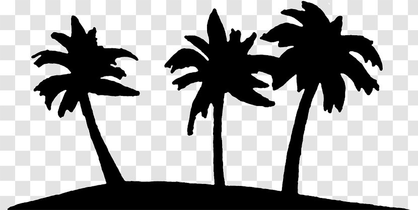 Clip Art Openclipart Palm Trees Vector Graphics - Plant - Summer Trip Border Clipart Black Transparent PNG