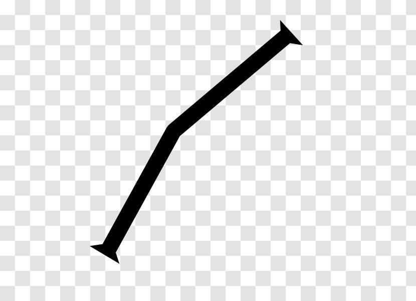 Line Angle - Black Transparent PNG