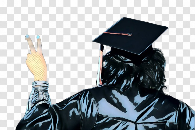 Background School - Square Academic Cap - Finger Gesture Transparent PNG