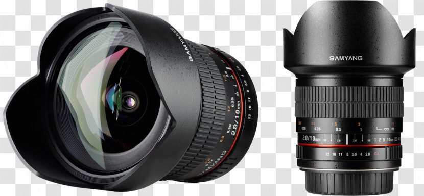 Samyang 10mm F/2.8 ED AS NCS CS Optics Camera Lens Wide-Angle Wide-angle - F28 Ed As Ncs Cs Transparent PNG