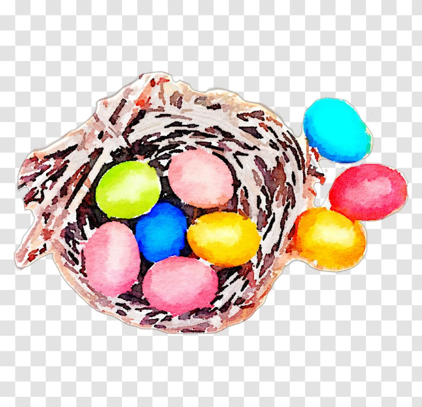 Easter - Egg - Eggs In A Basket Transparent PNG