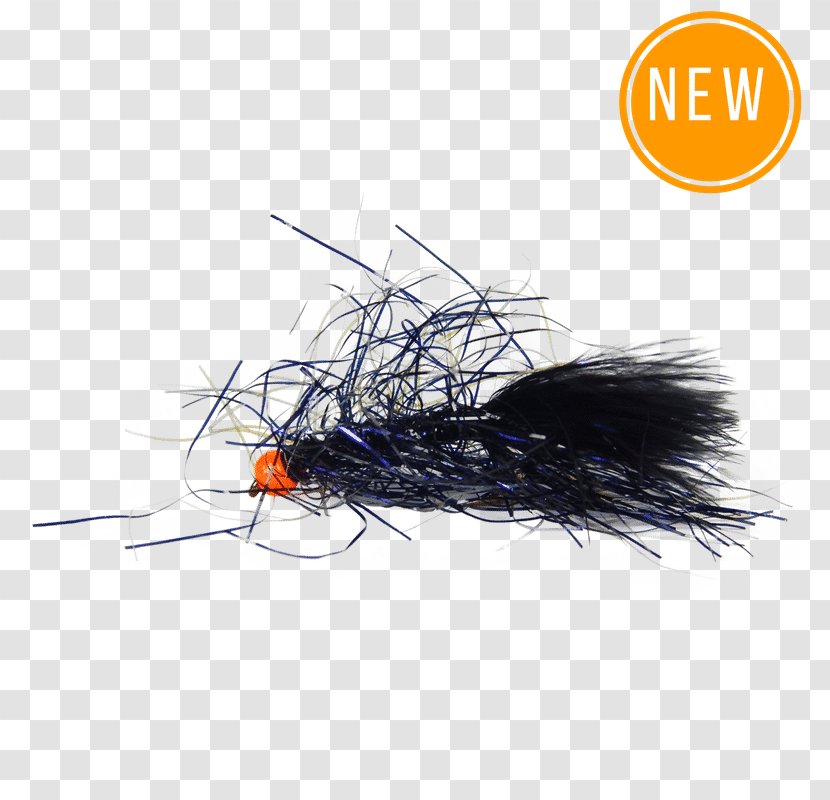 Dry Fly Fishing Artificial Insect - Orange - Continental Streamer Transparent PNG