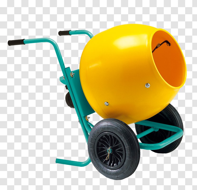 Cement Mixers Wheelbarrow Concrete Architectural Engineering - Stucco - Mixer Transparent PNG