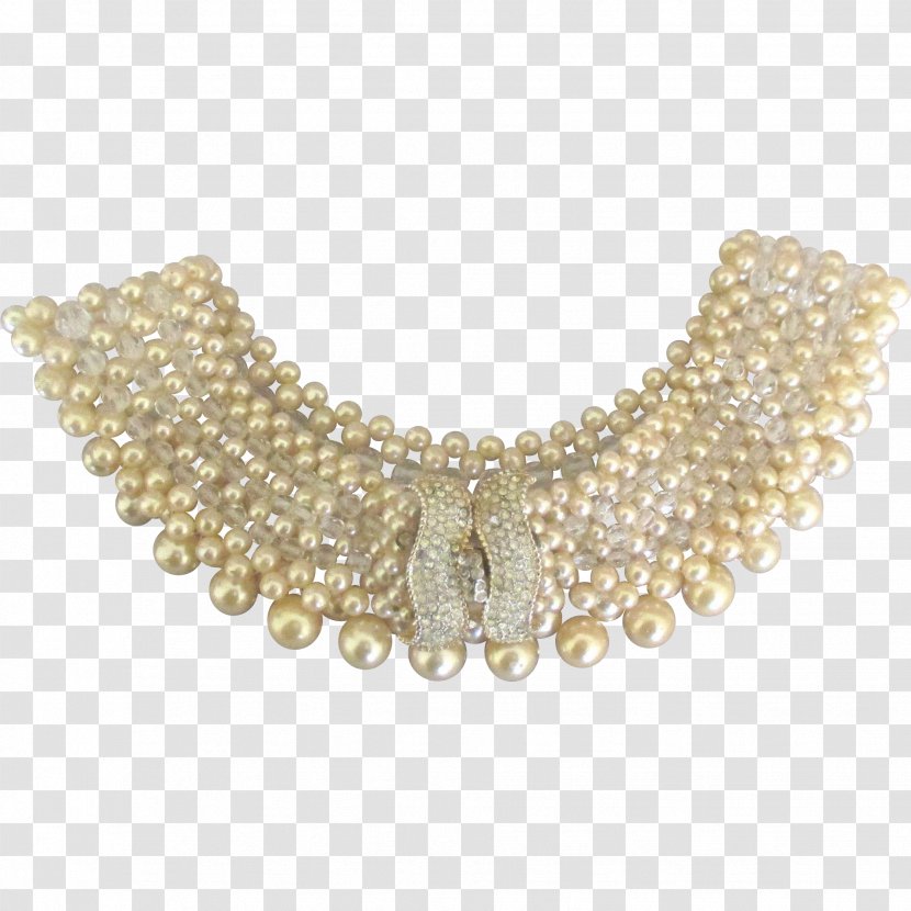 Jewellery Necklace Clothing Accessories Jewelry Design Kundan - Pearl Transparent PNG
