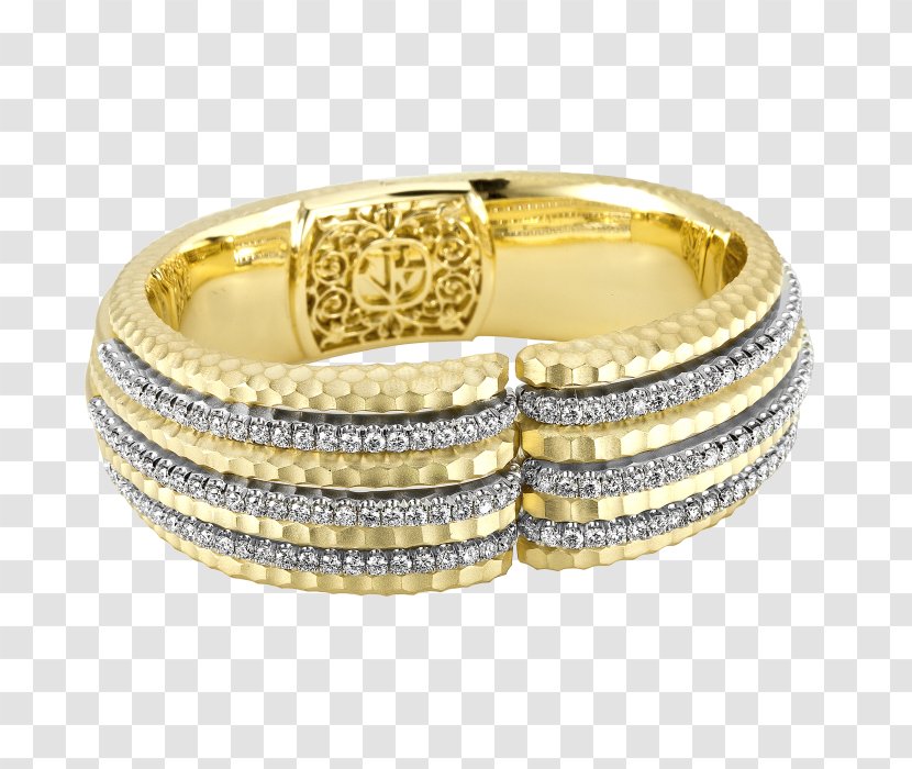 Bangle Bracelet Bling-bling Gold Diamond - Bling - Creative Wedding Rings Transparent PNG